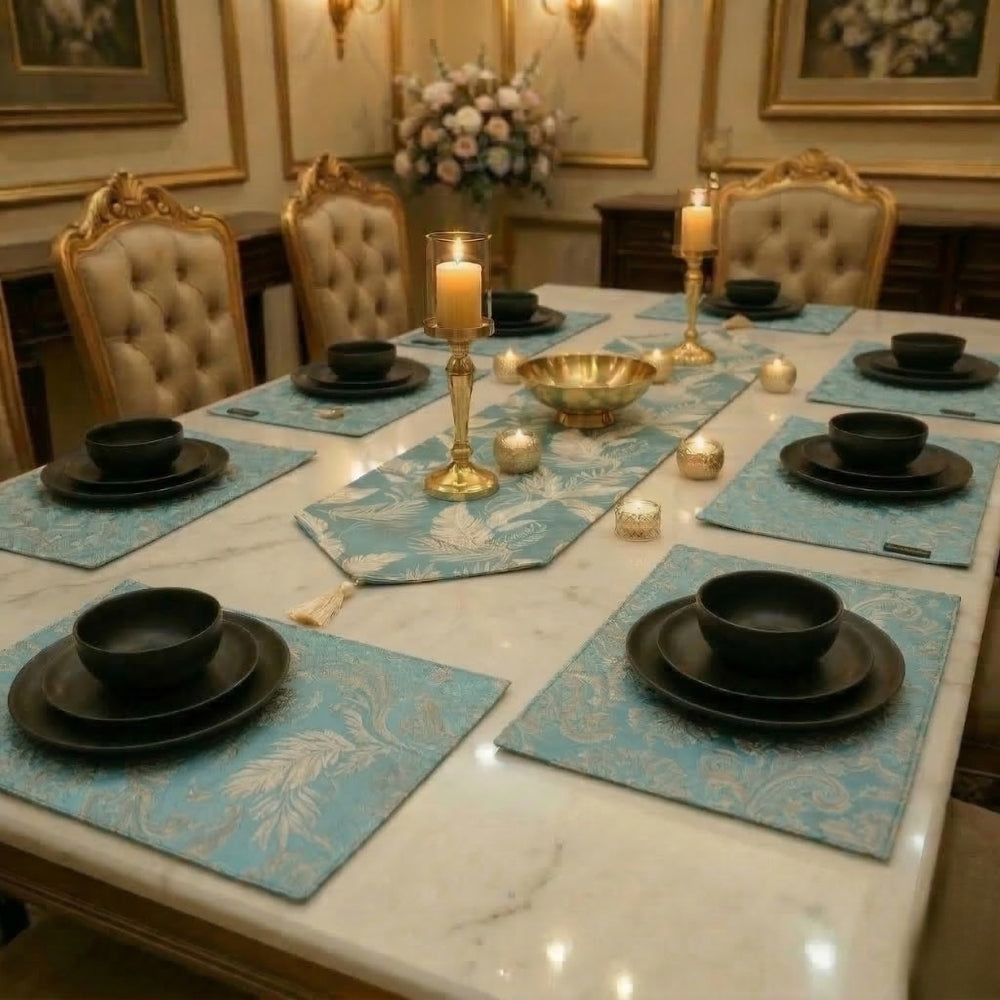 Imperial Seafoam Table Runner Set